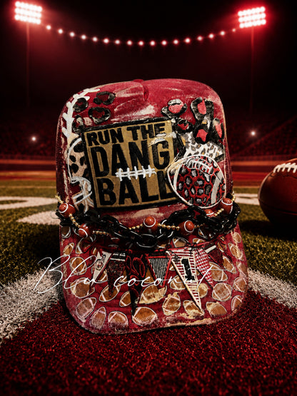 Blu Coconut Run The Dang Ball Trucker Hat