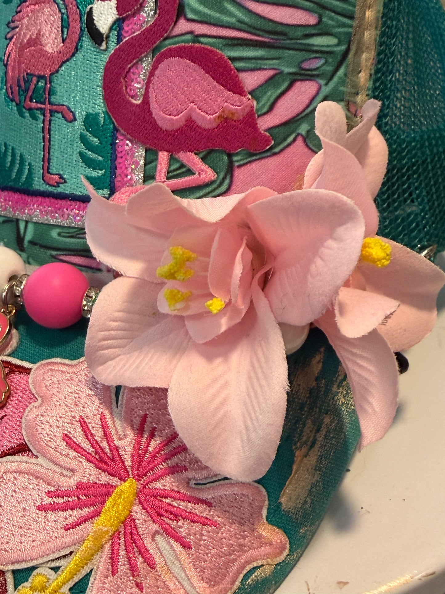 Blu Coconut Flamingo Trucker