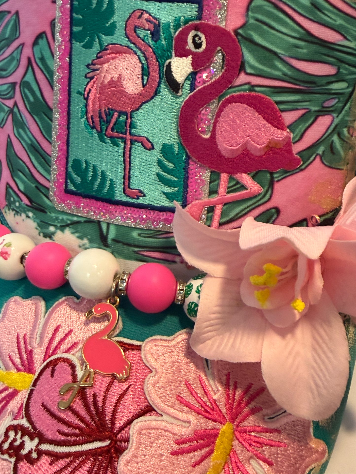 Blu Coconut Flamingo Trucker