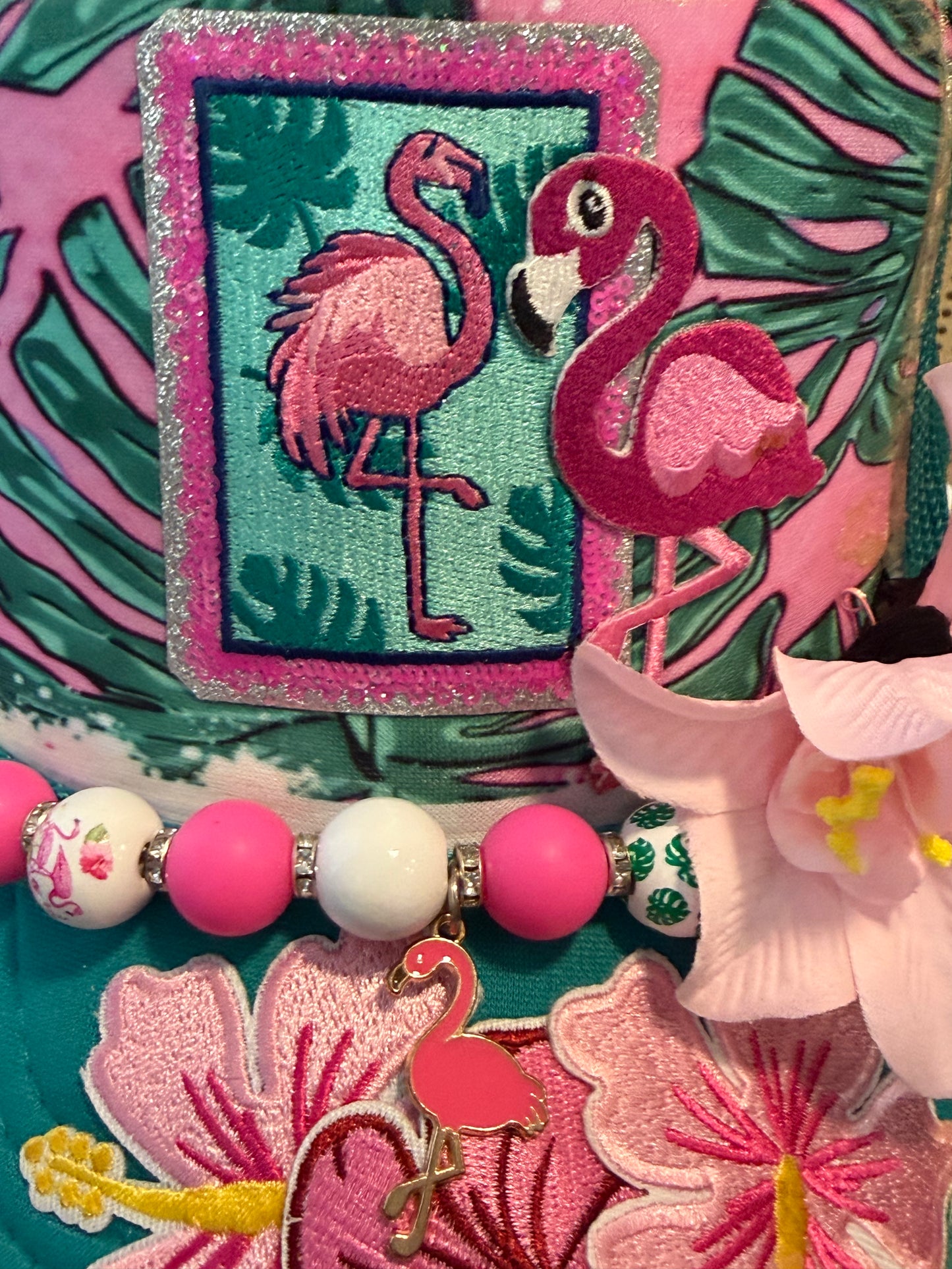 Blu Coconut Flamingo Trucker