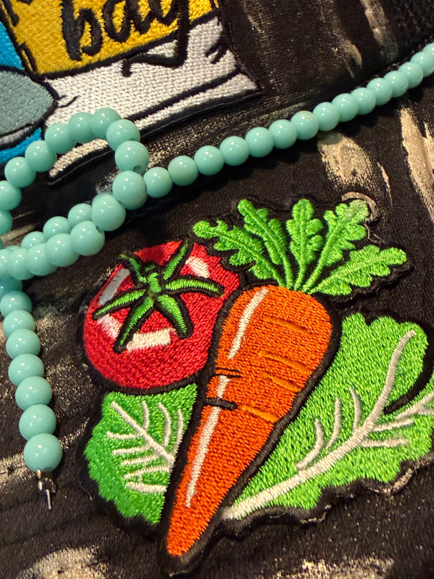 Blu Coconut local dirtbag trucker hat 🥬🍅🥕