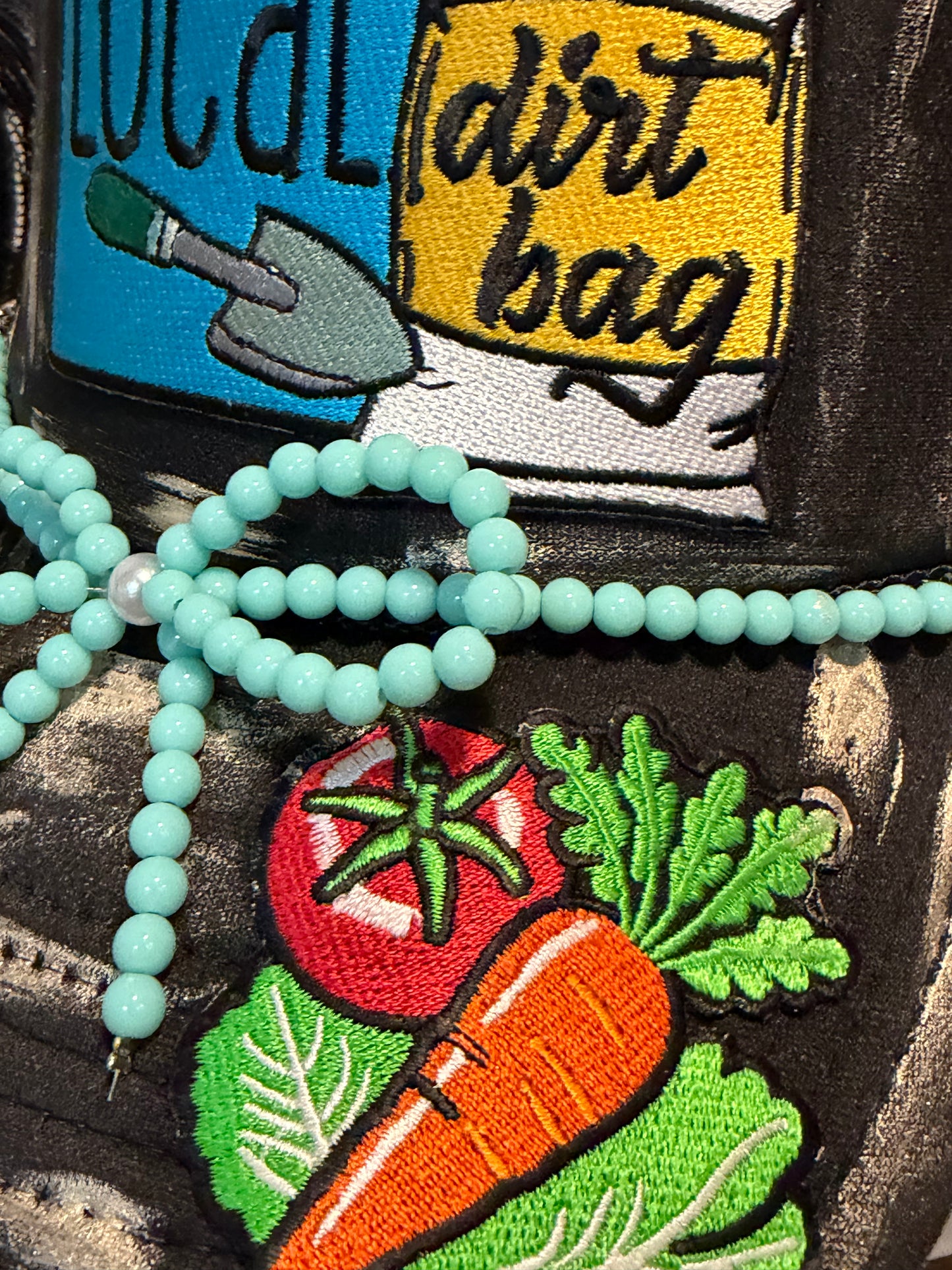 Blu Coconut local dirtbag trucker hat 🥬🍅🥕