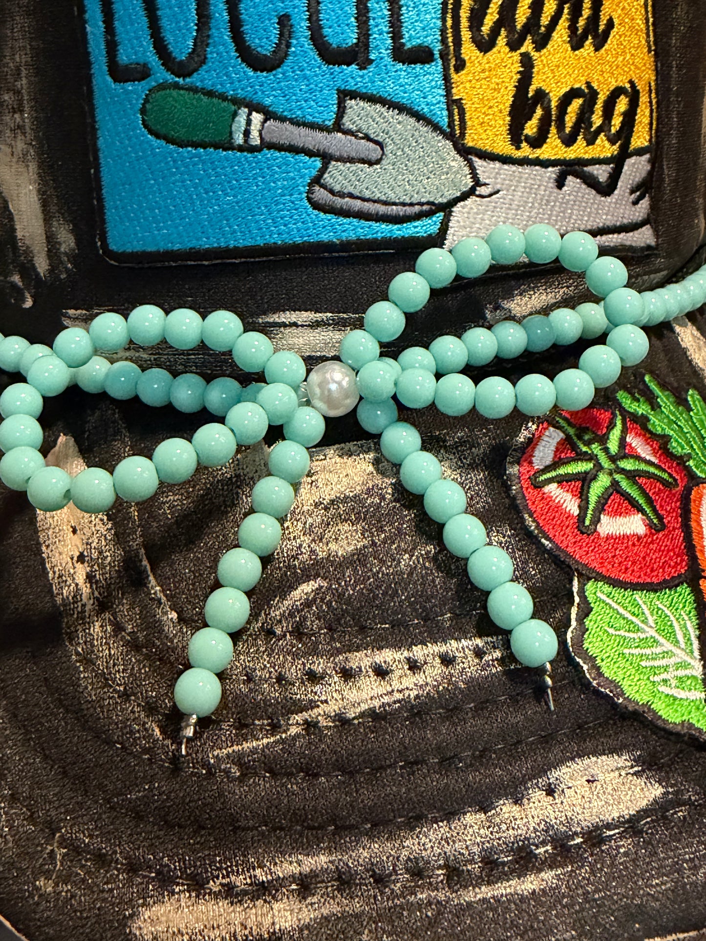 Blu Coconut local dirtbag trucker hat 🥬🍅🥕