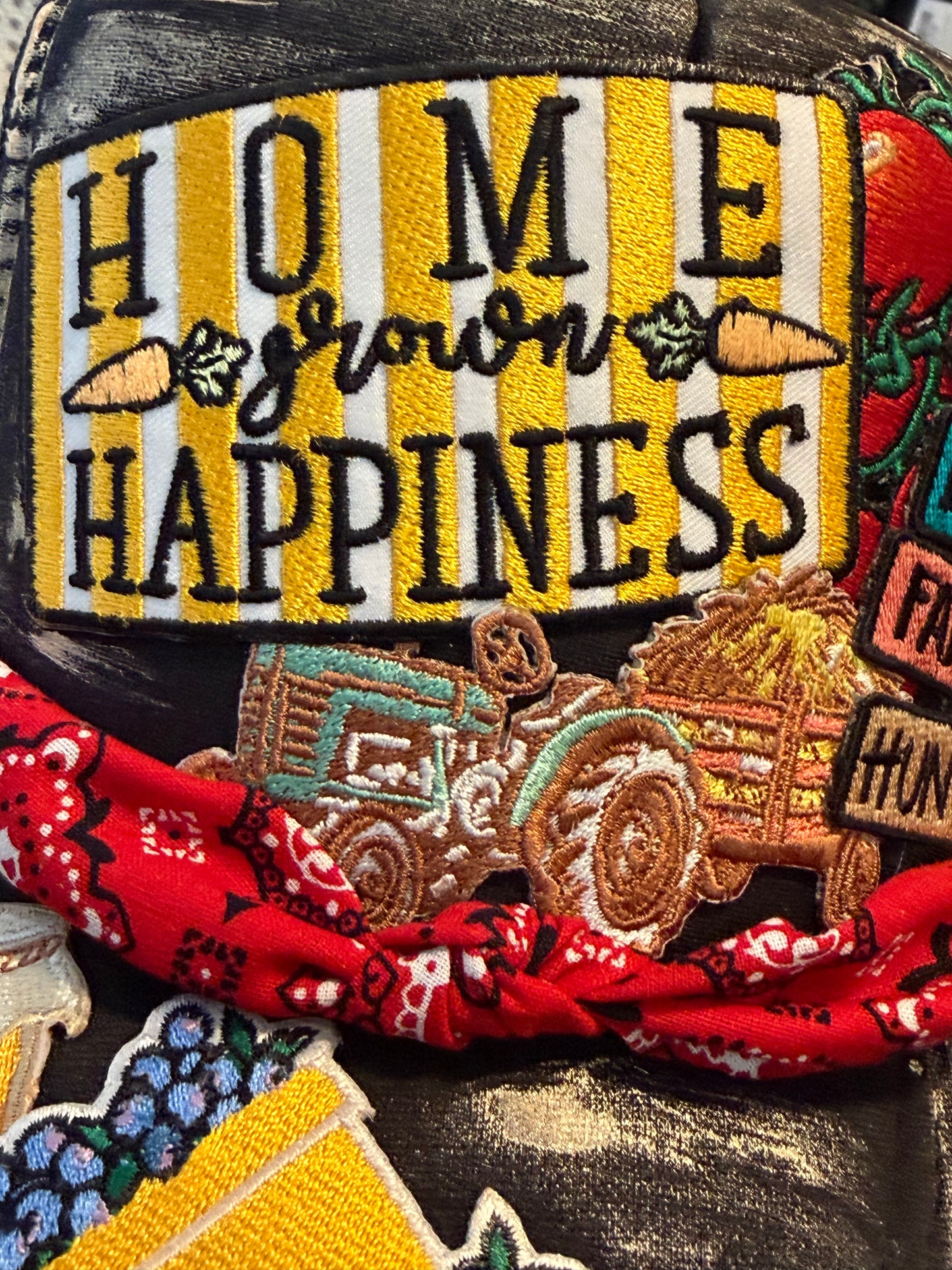 Blu Coconut homegrown happiness Trucker hat