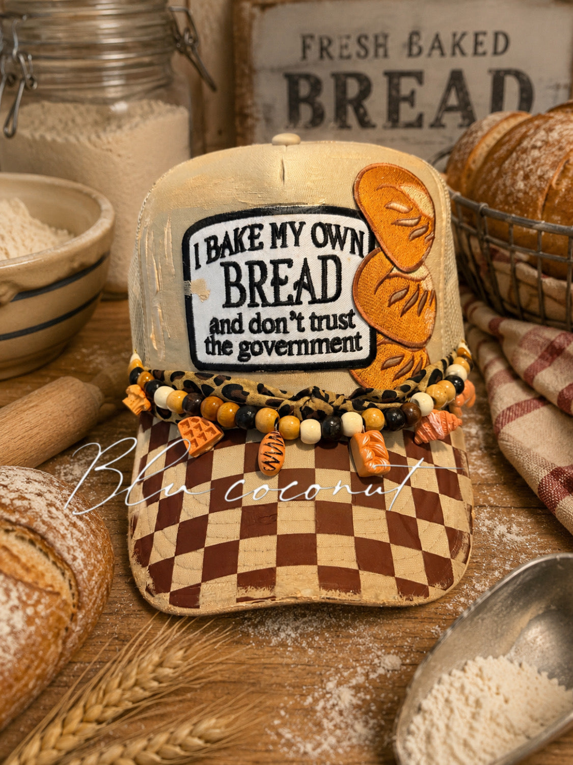 Blu Coconut Bake My Own Bread Trucker