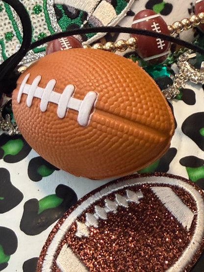Blu Coconut green game day football Trucker hat
