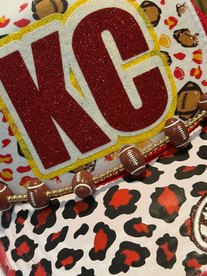 Blu coconut Red and yellow football checker hat
