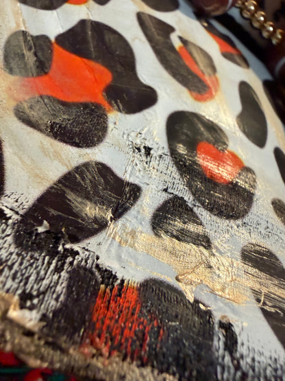 Blu Coconut orange and black leopard print 🏈 Game Day Trucker