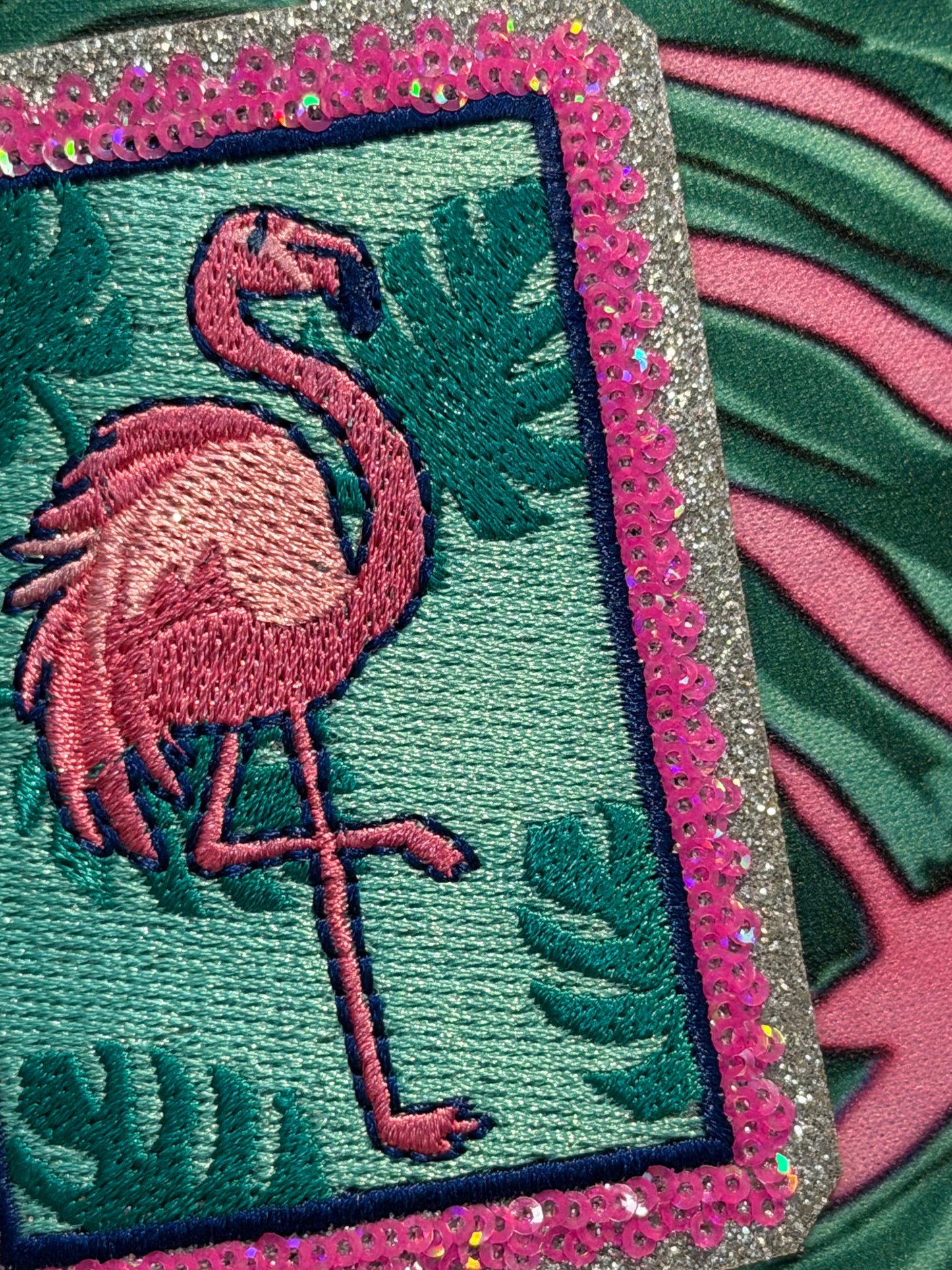 Blu coconut Flamingo Trucker
