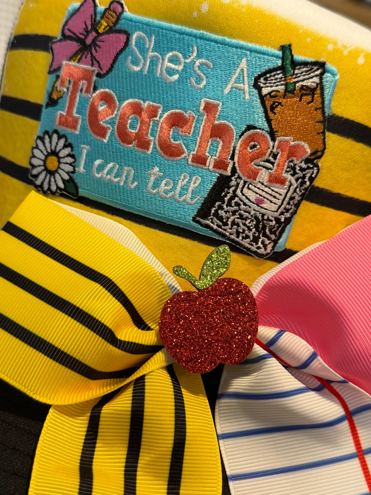 Blu coconut teacher trucker hat