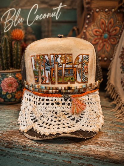Blu coconut Vintage trucker hat
