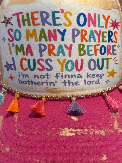 Blue Coconut so many prayers Trucker Hat