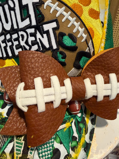 Blue Coconut Cheesehead Trucker Hat 🧀💚💛