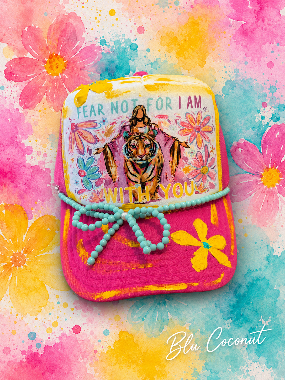 Blu Coconut Fear Not Trucker Hat