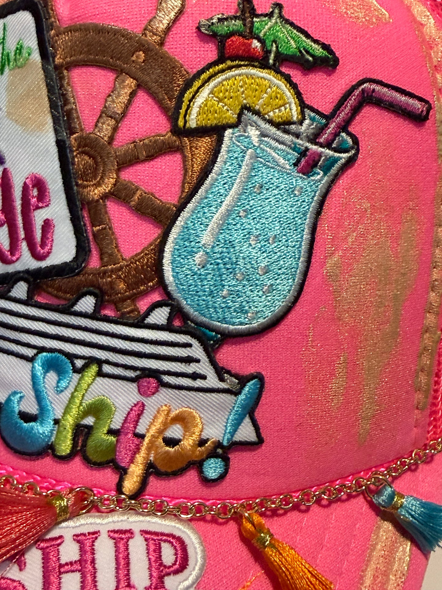Blu coconut Oh Ship Trucker