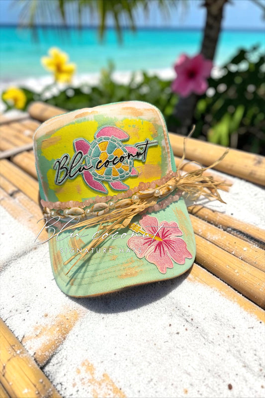 Blu Coconut Trucker Hat