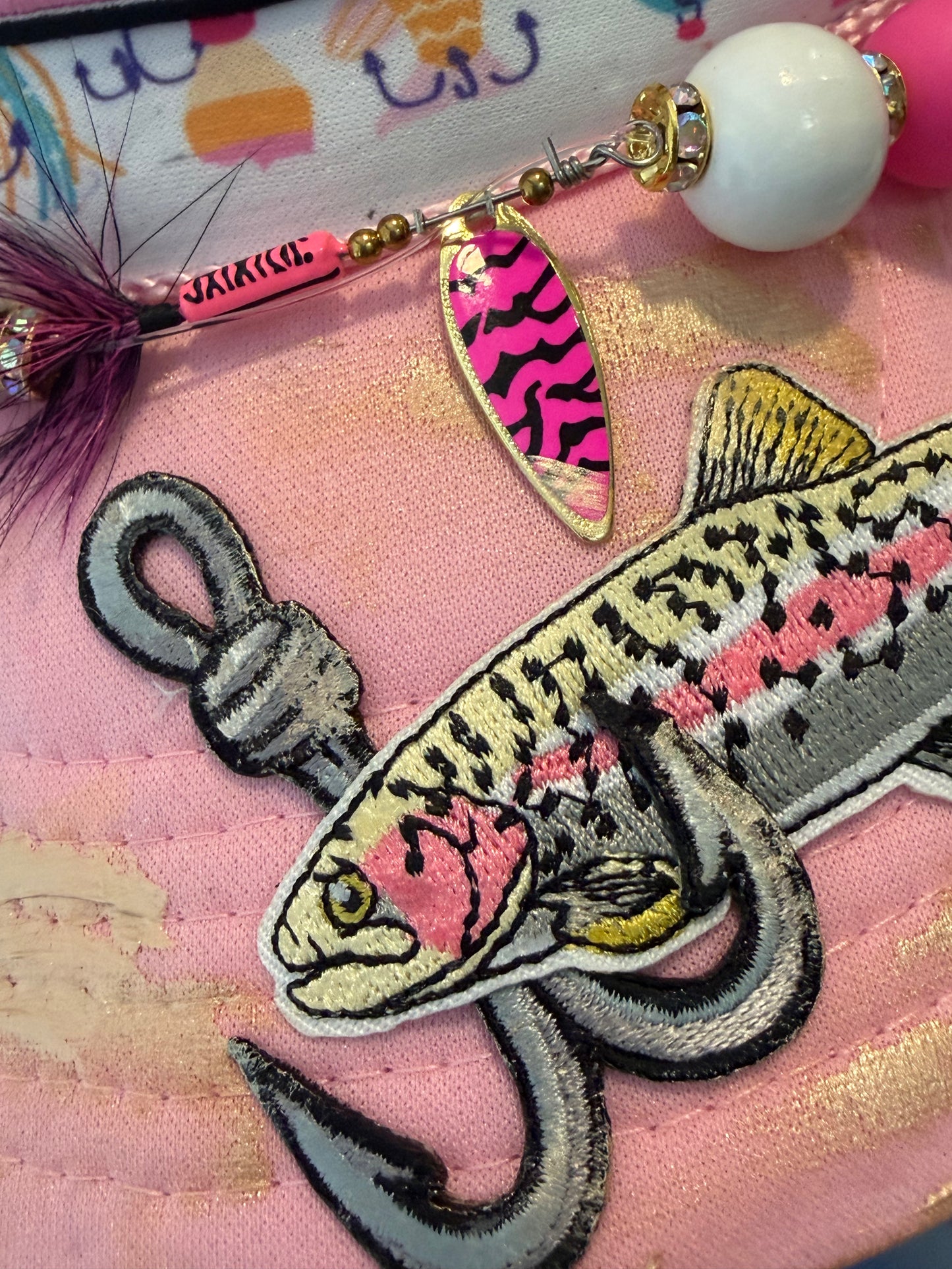 Blu coconut Fish Around Trucker Hat