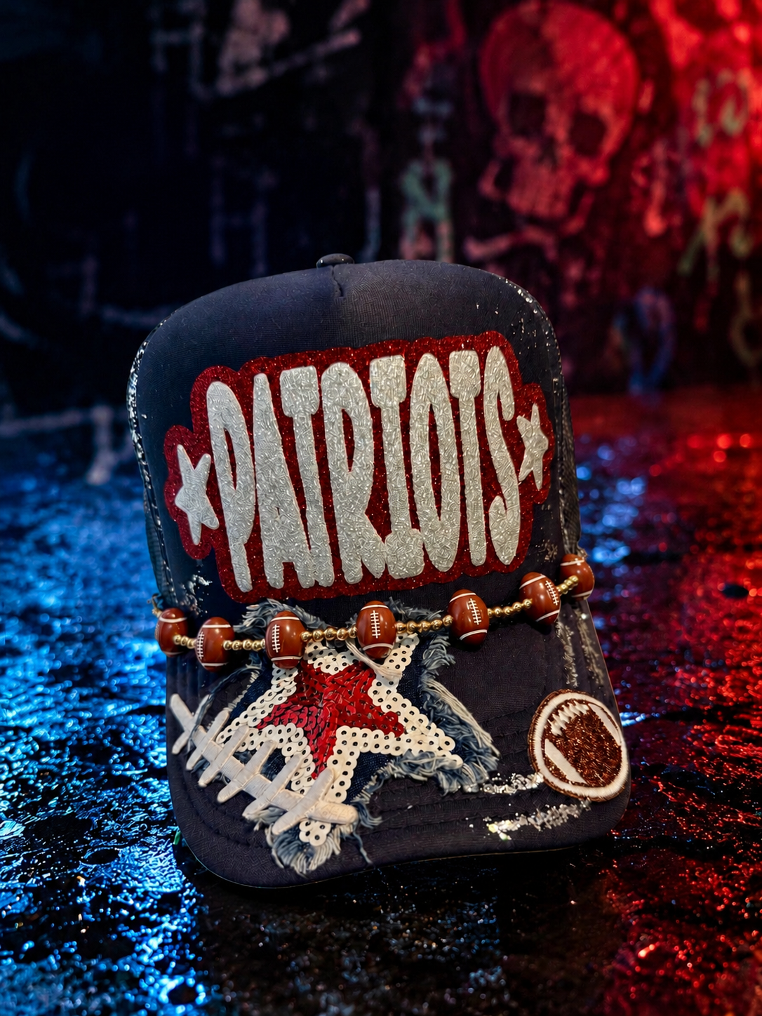 Blu Coconut football trucker